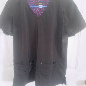 Koi Women's Black Scrub Set